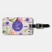 Lentebloemen Bloemen Bagage Label (Voorkant horizontaal)