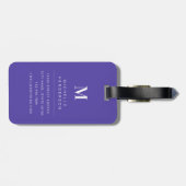 Lentebloemen Bloemen Bagage Label (Achterkant horizontaal)