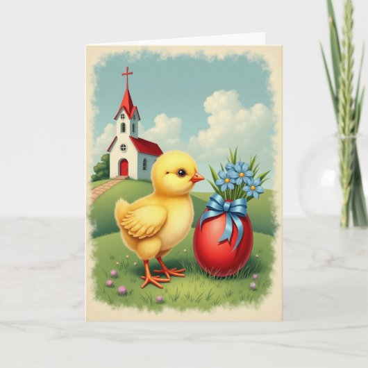 Lentebloemen Boeket Scène Kaart (Voorkant)