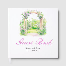 Lentebloemen Bruiloftsboog Gastenboek