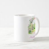 Lentebloemen Bruiloftsboog Koffiemok (Voorkant rechts)