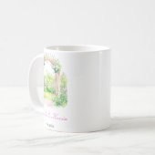 Lentebloemen Bruiloftsboog Koffiemok (Voorkant links)