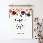 Lentebloemen Calligrafie Kaarten en Cadeaus Bord Poster