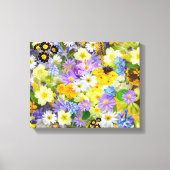 lentebloemen collage canvas afdruk (Voorkant)