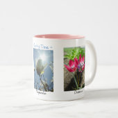 Lentebloemen Daisies Magnolia Crocuses Mok (Voorkant rechts)