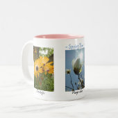 Lentebloemen Daisies Magnolia Crocuses Mok (Voorkant links)