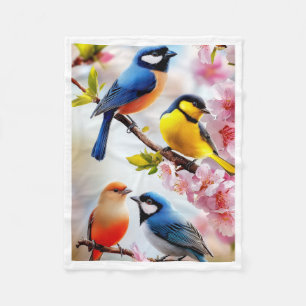 Lentebloemen Dekbed Fleece Deken
