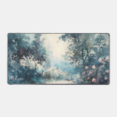 Lentebloemen en het bos bureaumat (Voorkant)