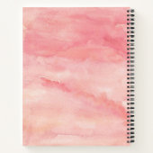 Lentebloemen en Waterverf Notitieboek (Achterkant)