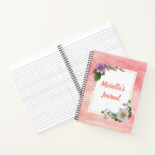 Lentebloemen en Waterverf Notitieboek (Binnen)