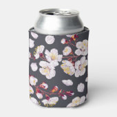 lentebloemen: gedetailleerd behang. blikjeskoeler (Blikje Voorkant)