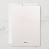 lentebloemen Happy Easter Bunny Feestdagenkaart (Achterkant)