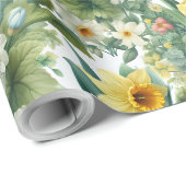 Lentebloemen Inpakpapier (Rol Hoek)