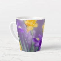 Lentebloemen Latte Mok