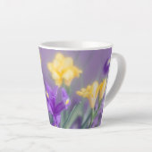 Lentebloemen Latte Mok (Rechterhoek)