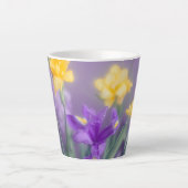 Lentebloemen Latte Mok (Voorkant)