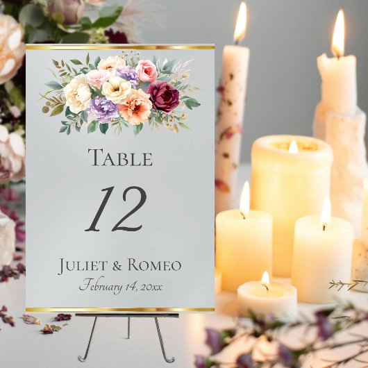 Lentebloemen & Lint - Zilver Kaart
