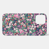 Lentebloemen: naadloze planten print. Case-Mate iPhone case (Achterkant (horizontaal))