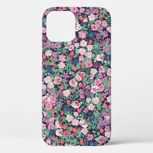 Lentebloemen: naadloze planten print. Case-Mate iPhone case (Achterkant)