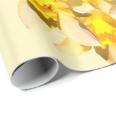 Lentebloemen Narcissen Foto Cadeaupapier (Rol Hoek)