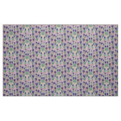 Lentebloemen, Paarse krokus illustratiestof Stof (Fat Quarter)
