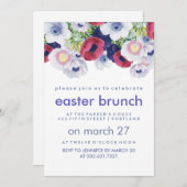 lentebloemen paasbrunch kaart (Voorkant / Achterkant)