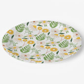 Lentebloemen Papieren Bordje (Gekanteld)