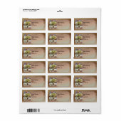 Lentebloemen PCM1 Adres Etiket (Full Sheet)