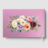 Lentebloemen - Roze Gastenboek (Achterkant)