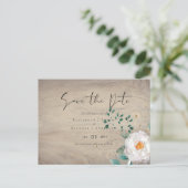 LENTEBLOEMEN Schuur Tuin Bruiloft Briefkaart (Staand voorkant)