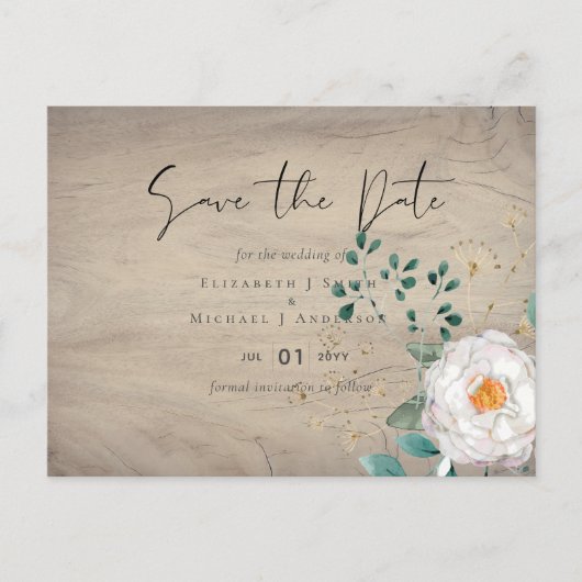 LENTEBLOEMEN Schuur Tuin Bruiloft Briefkaart (Voorkant)