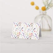 Lentebloemen Tafelnummer Liefde in Bloei Plaatskaartje (Achterkant)