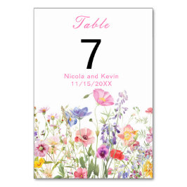 Lentebloemen Tafelstuk Kaart
