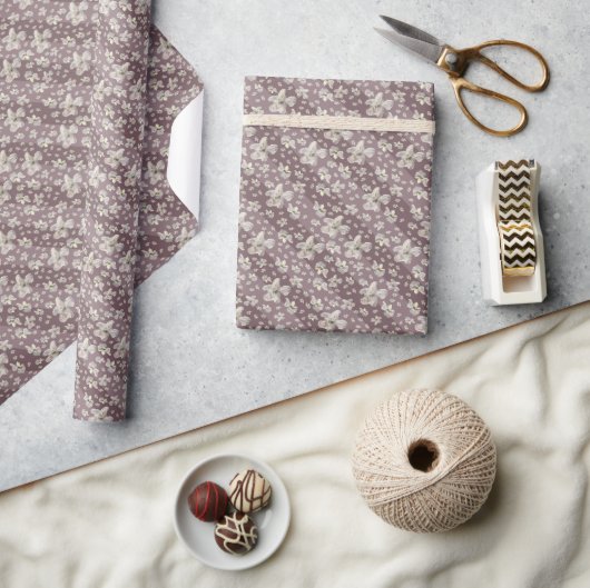 Lentebloemen top cadeaupapier (Crafts)
