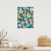 Lentebloemen van Eilin Poster (Keuken)