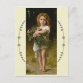 Lentebloemen van William Bouguereau Briefkaart (Voorkant)