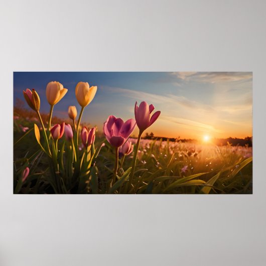 Lentebloemen voor Valentijnsdag Poster (Voorkant)