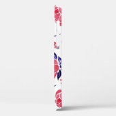 Lentebloemen, waterverf naadloos patroon. Case-Mate iPhone case (Achterkant / Links)