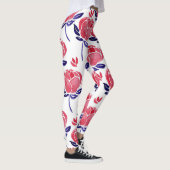 Lentebloemen, waterverf naadloos patroon. leggings (Rechts)
