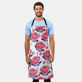 Lentebloemen, waterverf naadloos patroon. schort (Gedragen)