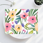 lentebloemen | Waterverf van de pastelbloem Briefkaart