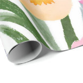 lentebloemen | Waterverf van de pastelbloem Cadeaupapier (Rol Hoek)