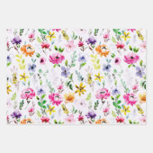 Lentebloemen Weide Bloementuin Begroeiing Inpakpapier Vel (Voorkant 3)