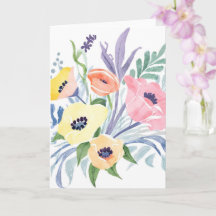 Lentebloemenboeket | Mooie bloemenschildering in w