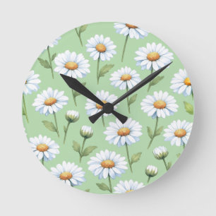 Lentebloemenpatroon Ronde Klok