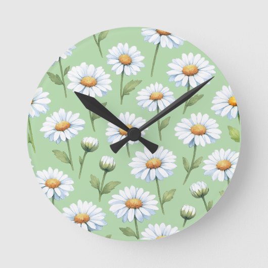 Lentebloemenpatroon Ronde Klok (Voorkant)