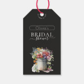 Lentebloemenvaas Bruidsfeest Cadeaulabel (Achterkant)