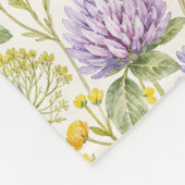 Lentebloemenweidepatroon Fleece Deken (Hoek)