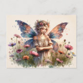 lentebloemfee, Boho decoupage, Briefkaart (Voorkant)