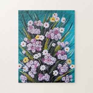 Lentebloemschilderij van Alfred Fox Legpuzzel